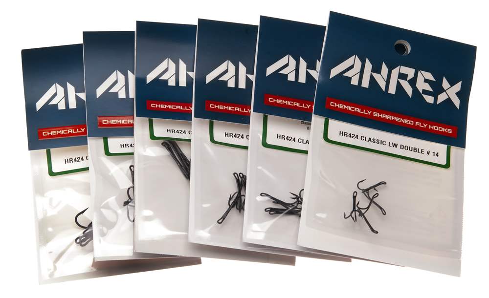Ahrex Hr424 Classic Low Water Double #4 Salmon Fly Tying Hooks